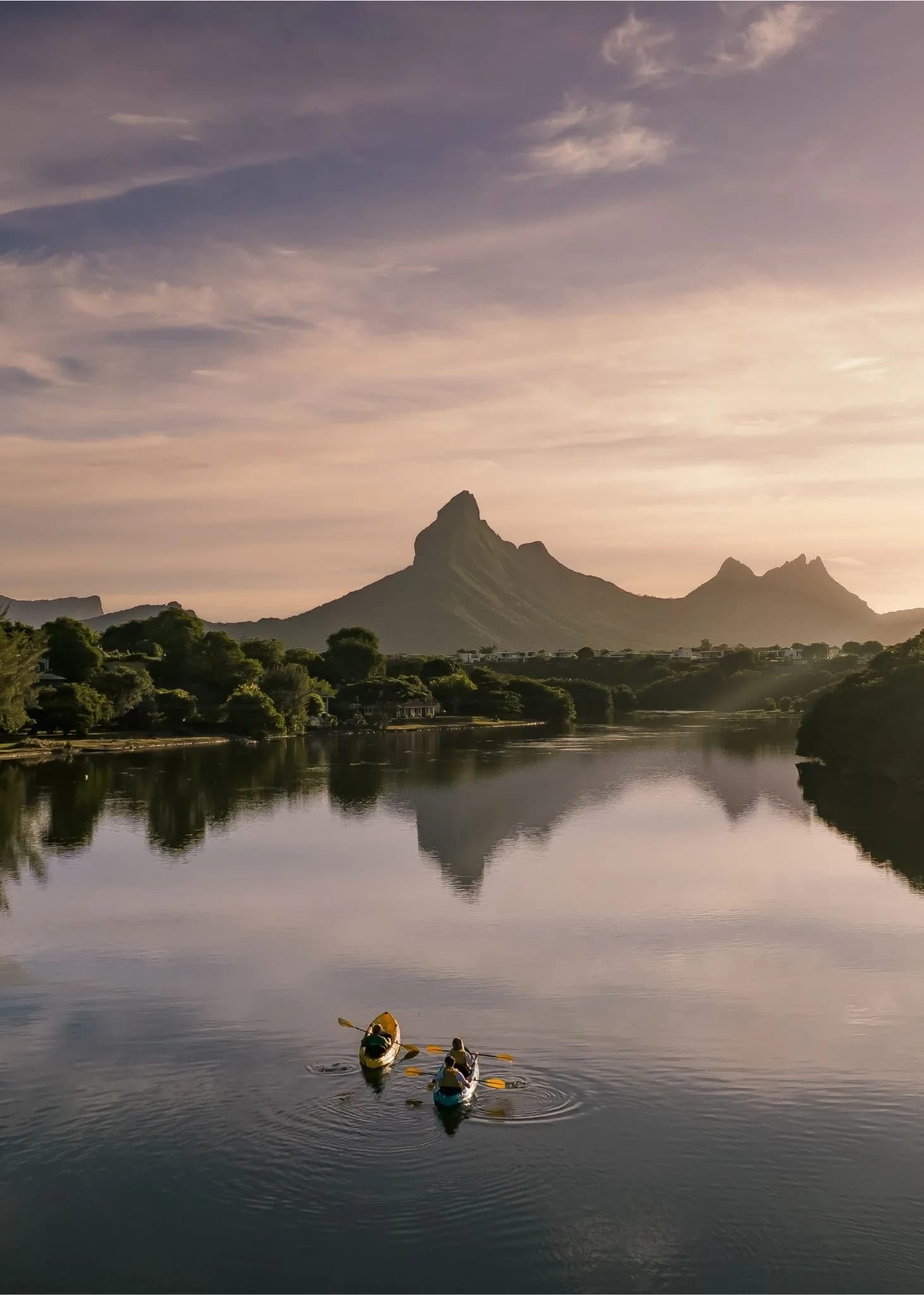 Kayak at Sunrise on the Tamarin River photo 4