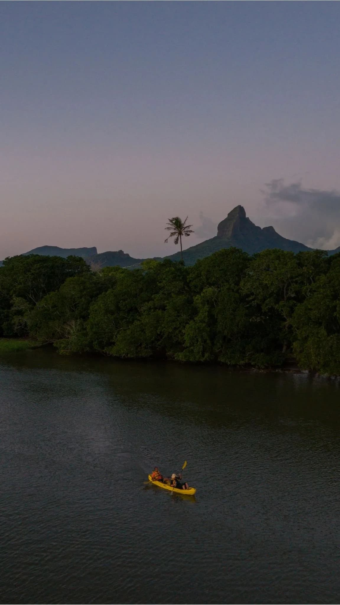 Kayak at Sunset on the Tamarin River photo 4