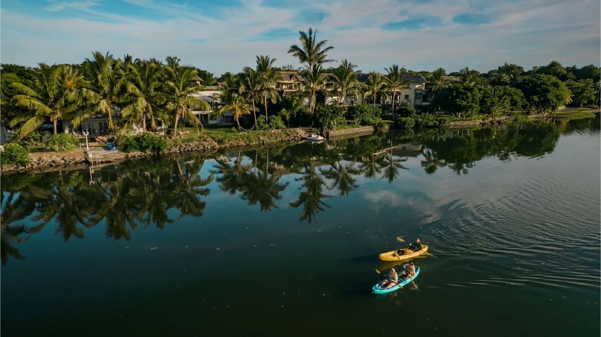 Kayak at Sunrise on the Tamarin River photo 2